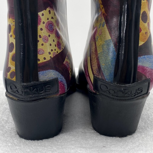 Nomad Corky's Cowgirl Women's Rubber Rainboots - Size 6 - Picture 6 of 9